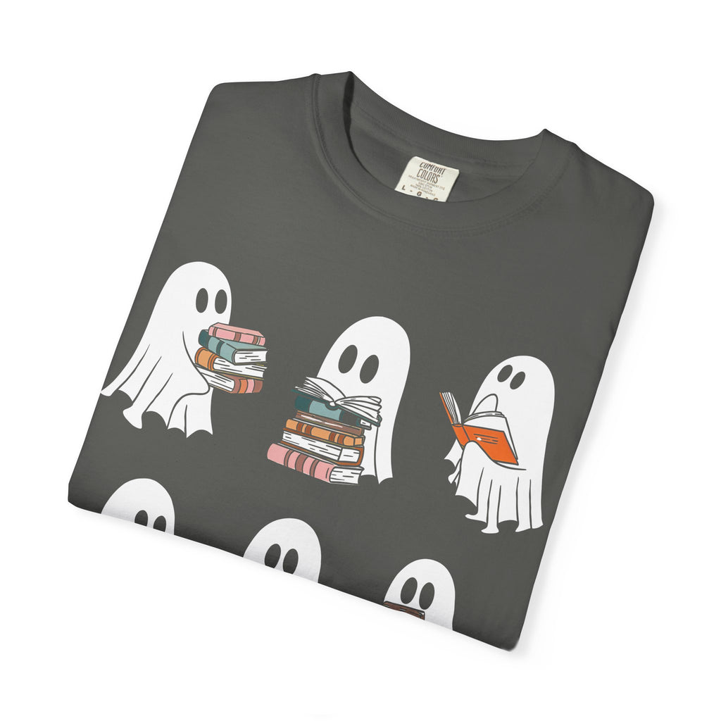 Ghosts Reading Books Comfort Colors T-shirt
