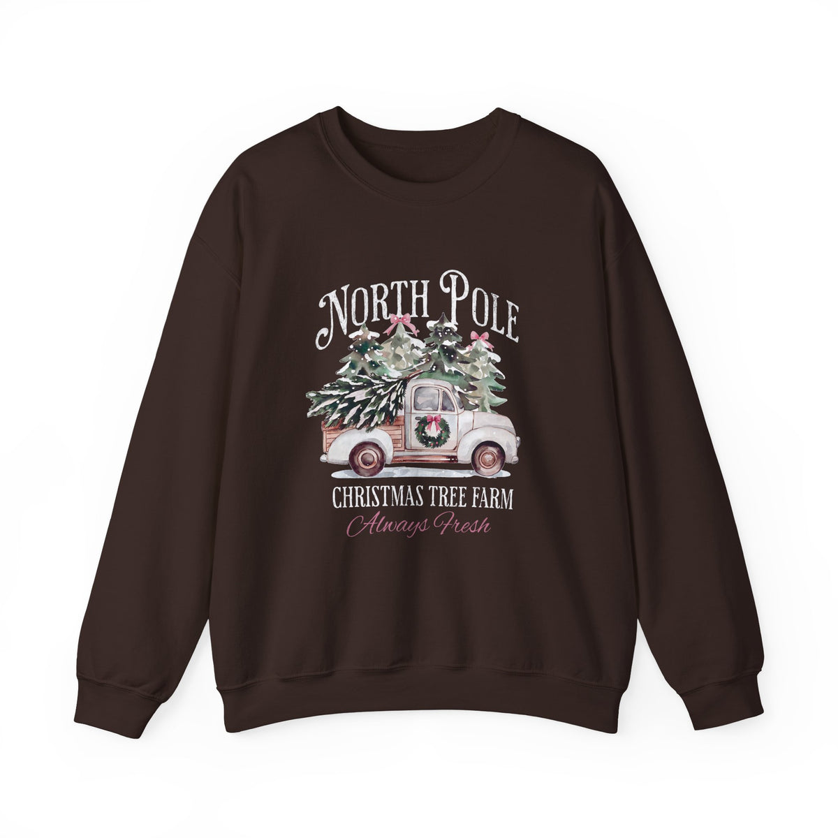 North Pole Christmas Tree Farm Gildan Sweatshirt