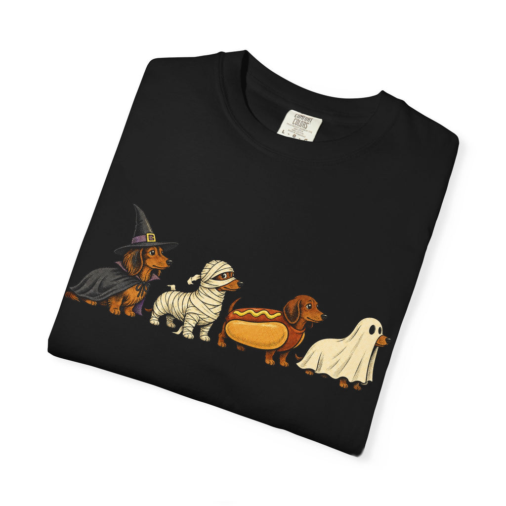 Trick or Treating Dashounds Comfort Colors T-shirt