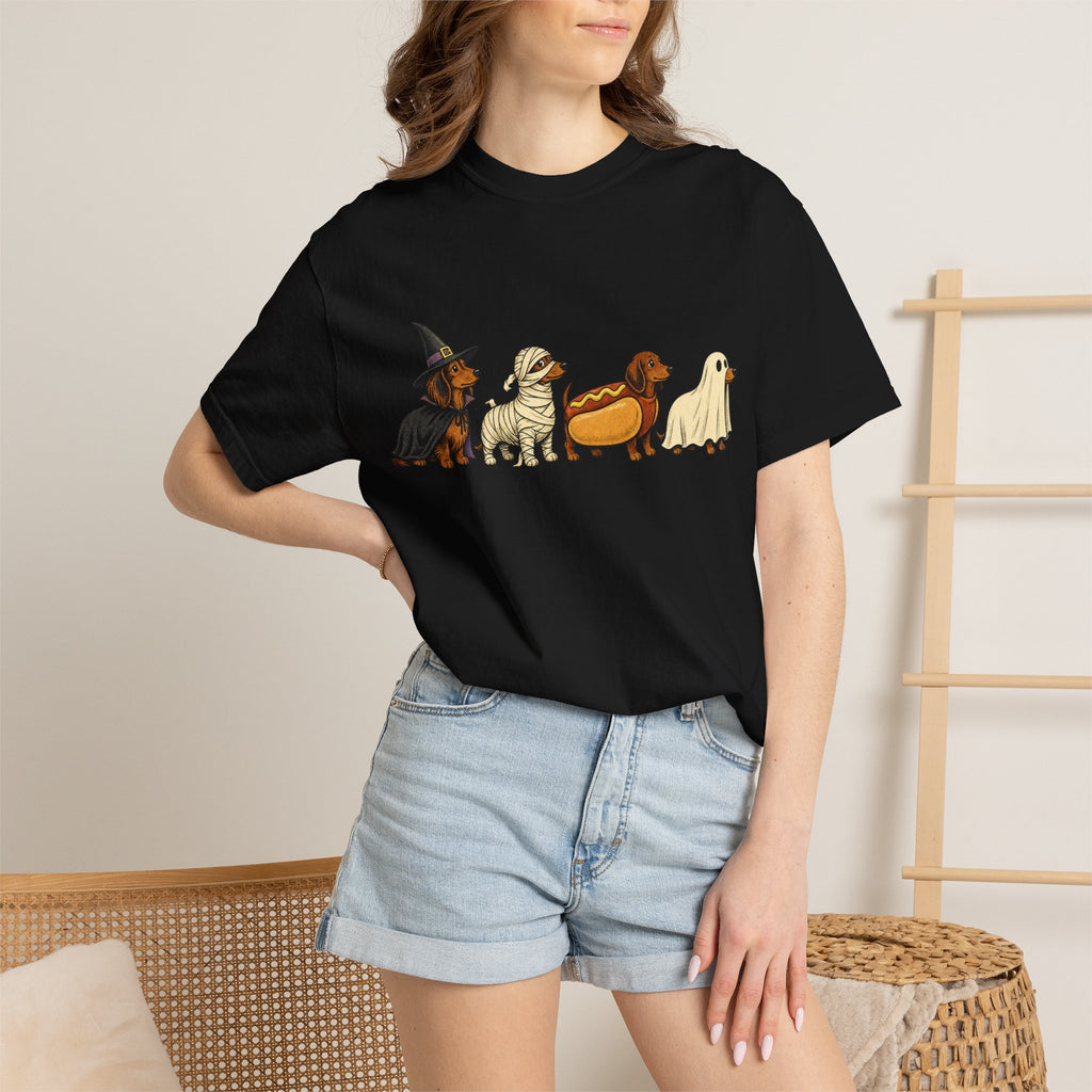 Trick or Treating Dashounds Comfort Colors T-shirt