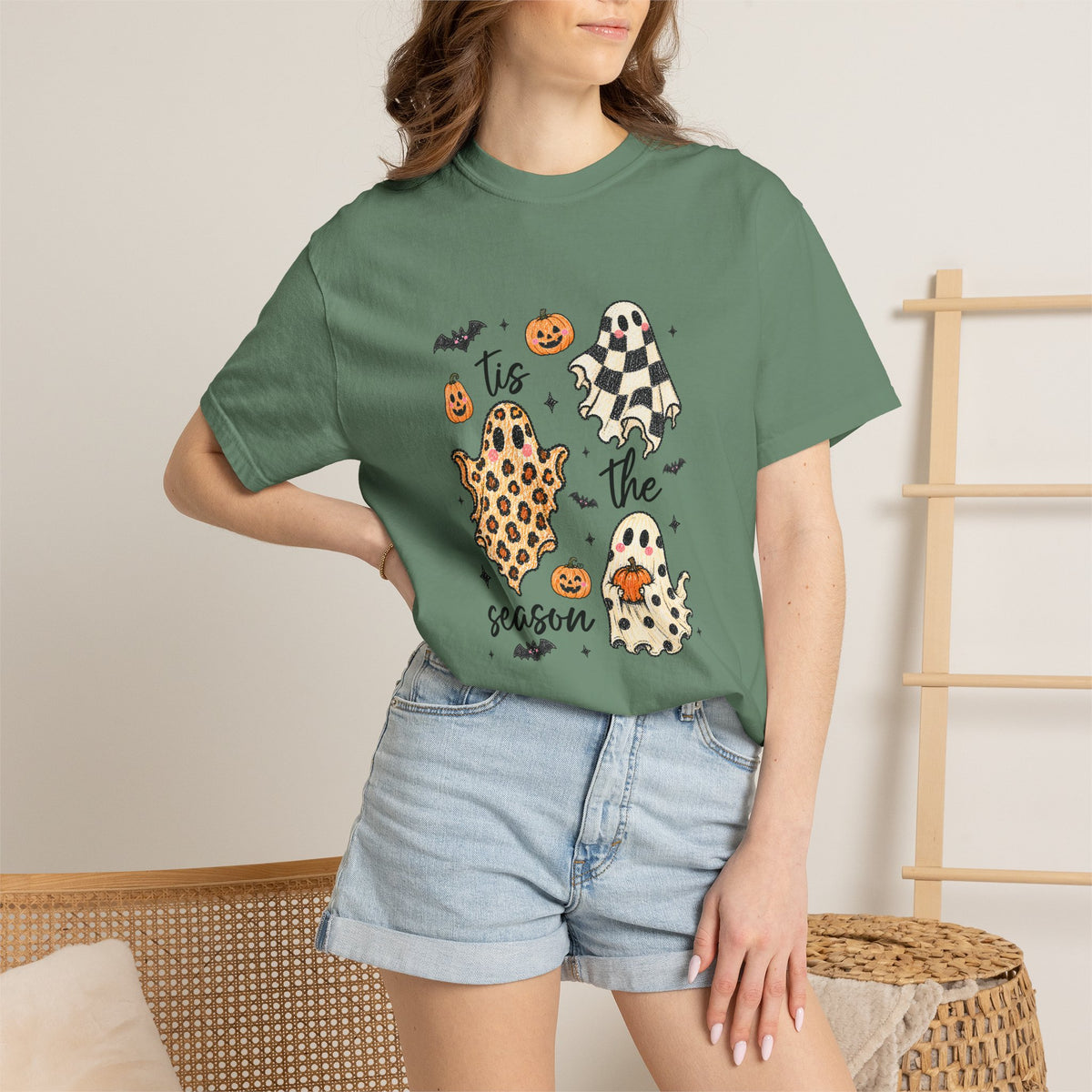 Ghosts Tis the Season Comfort Colors T-shirt