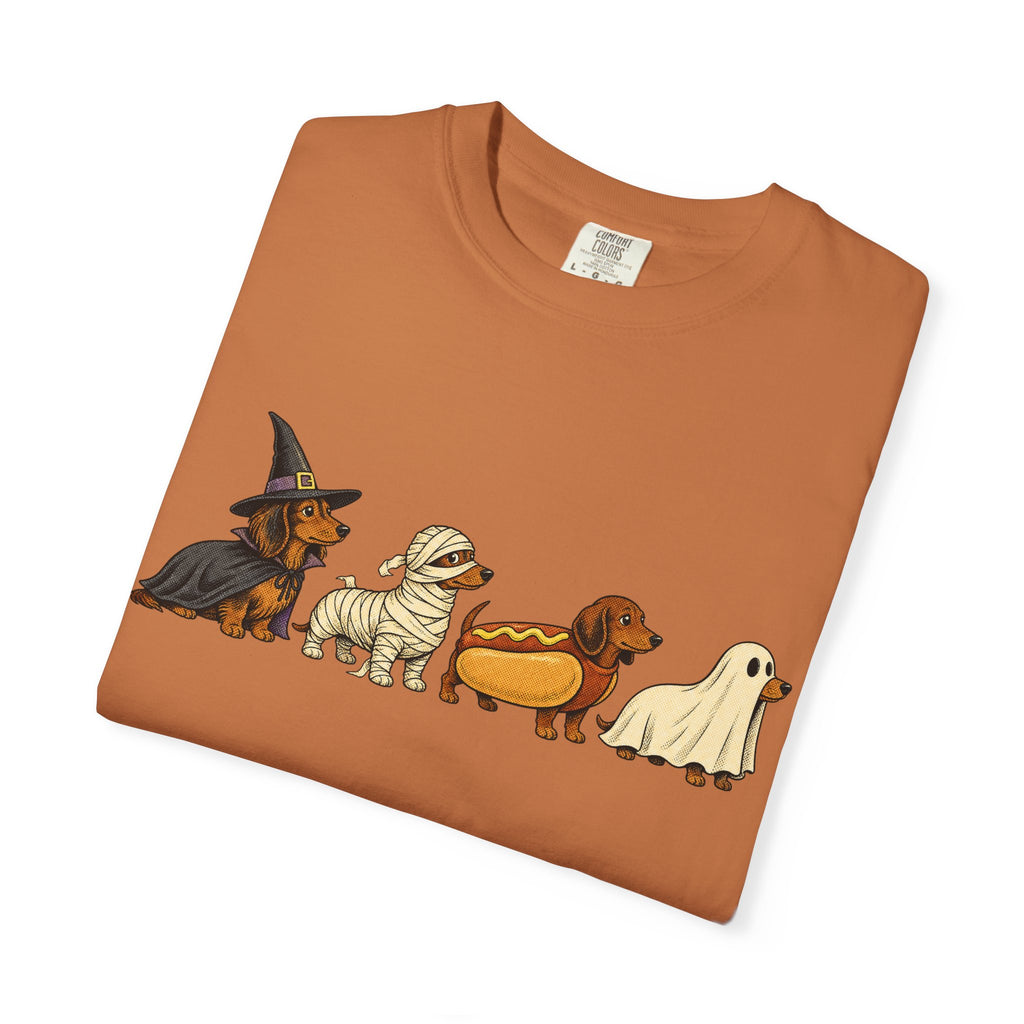 Dachshunds Trick or Treating Comfort Colors T-shirt