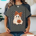 Ghost with pumpkin Comfort Colors T-shirt