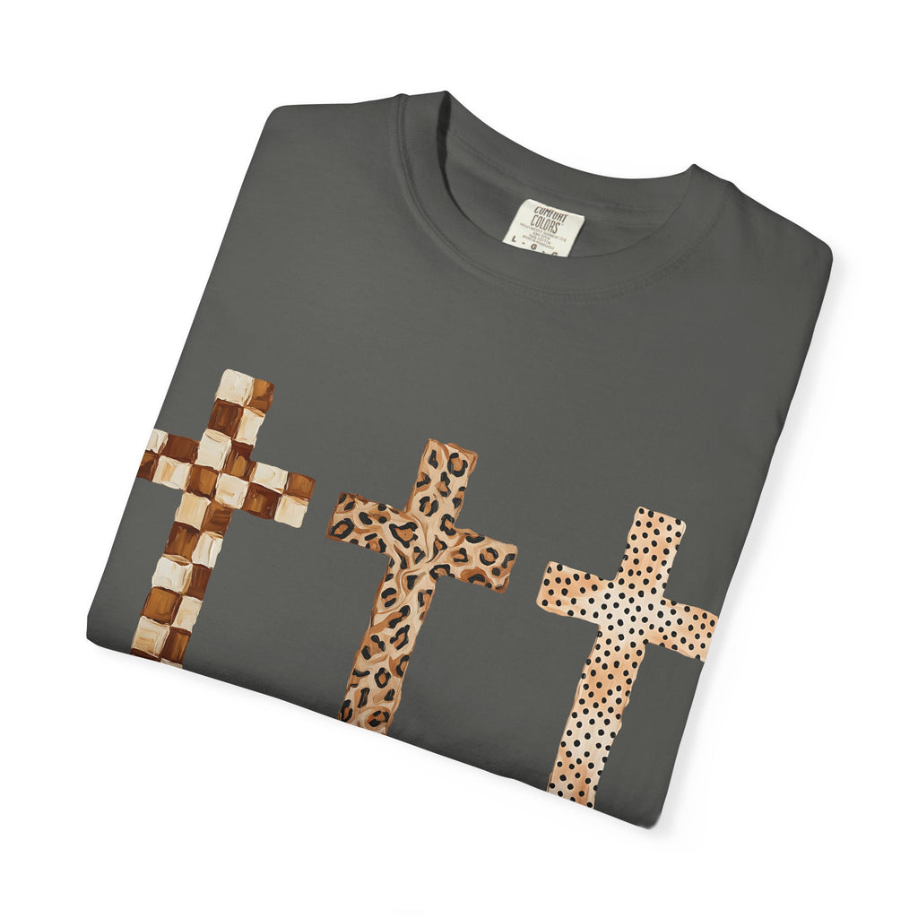Three Crosses Comfort Colors T-shirt