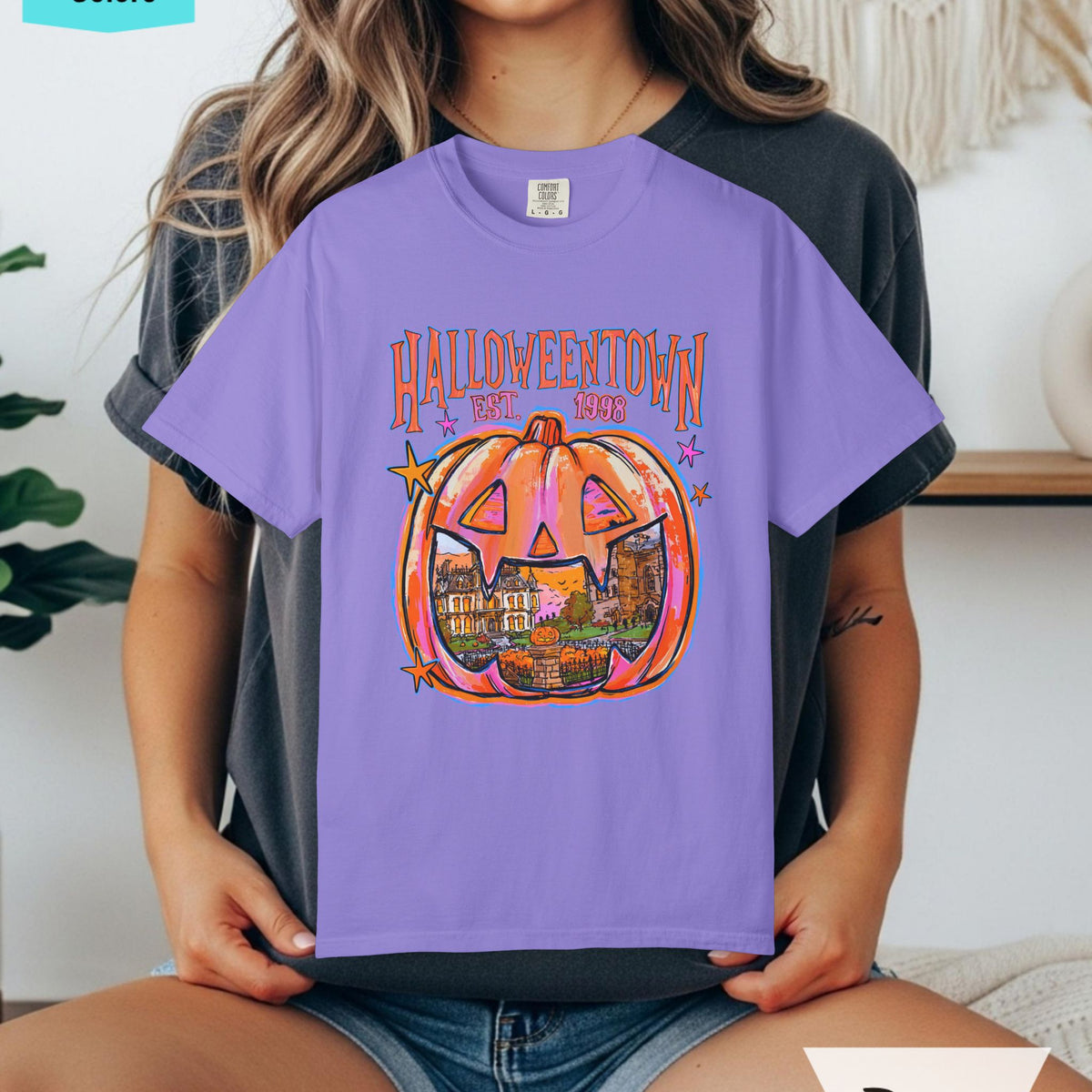 Copy of Copy of Make Heaven Crowded Floral Comfort Colors T-shirt