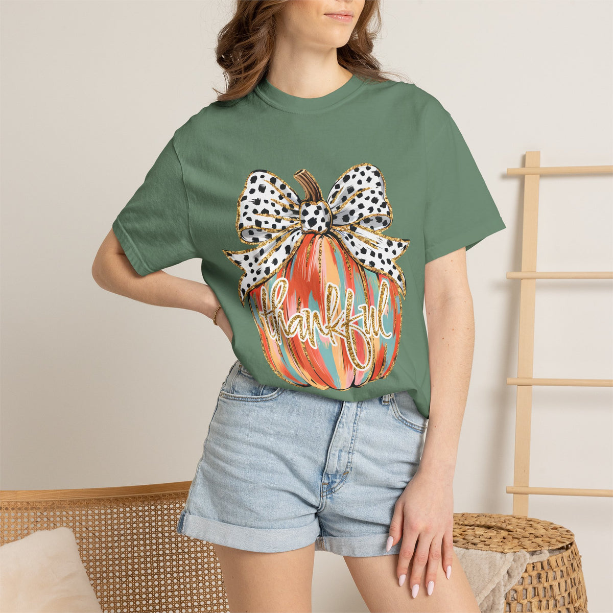 Thankful Pumpkin Comfort Colors T-shirt