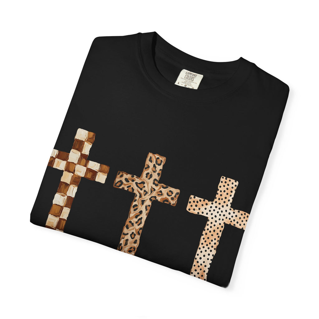Three Crosses Comfort Colors T-shirt