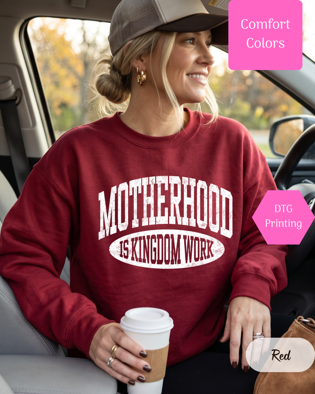Motherhood is Kingdom Work Gildan Sweatshirt