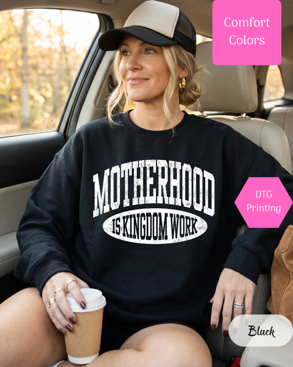 Motherhood is Kingdom Work Gildan Sweatshirt