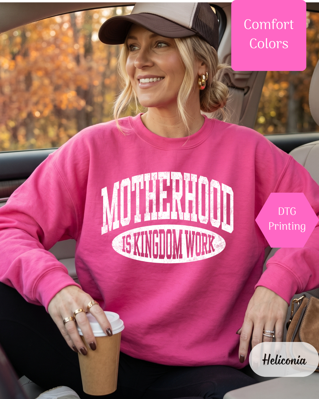 Motherhood is Kingdom Work Gildan Sweatshirt
