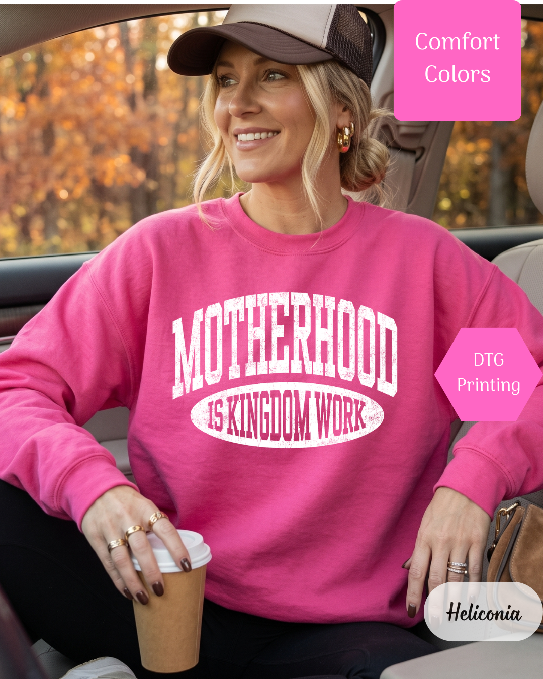 Motherhood is Kingdom Work Gildan Sweatshirt