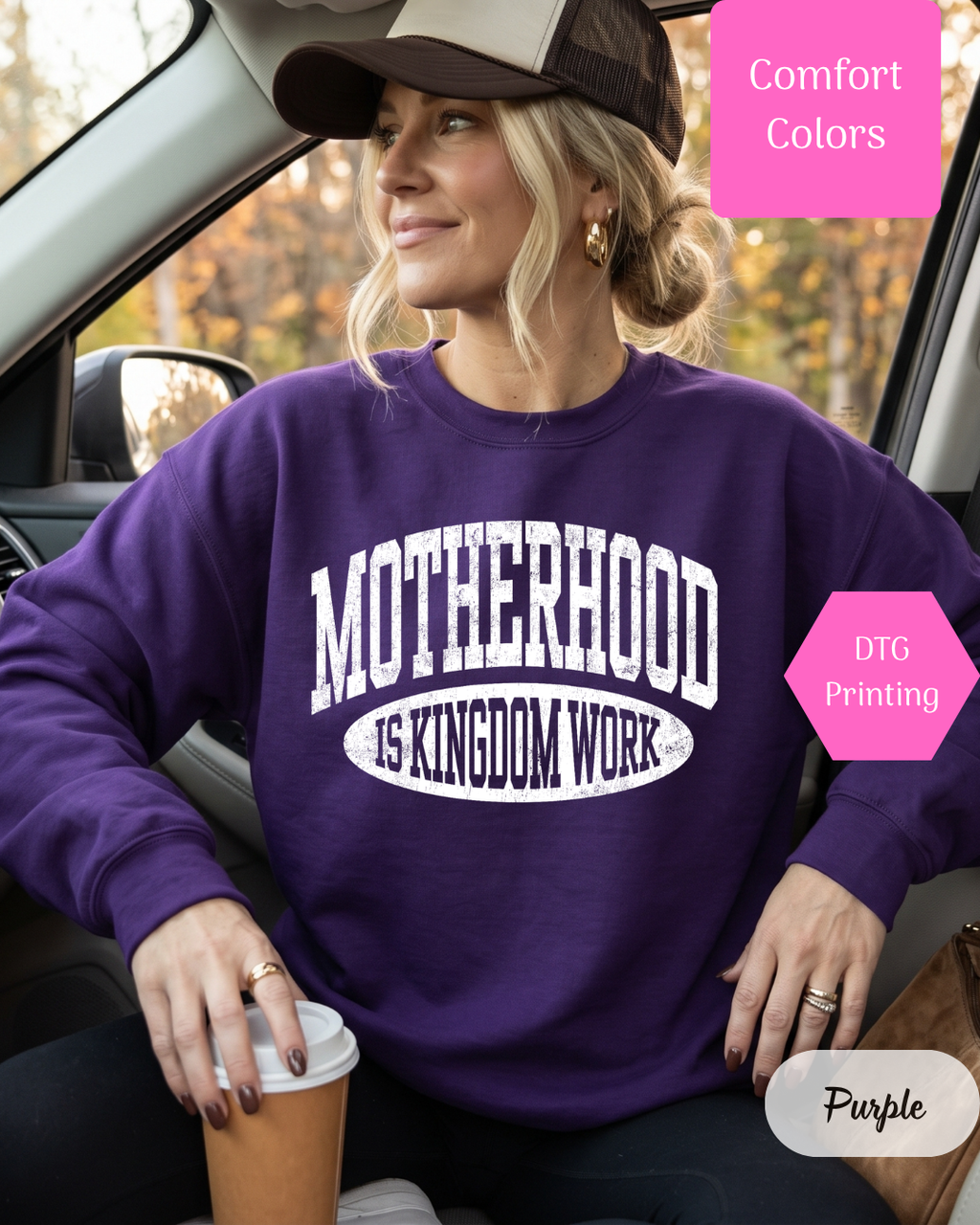 Motherhood is Kingdom Work Gildan Sweatshirt