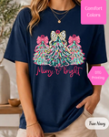 Merry and Bright Comfort Colors T-shirt