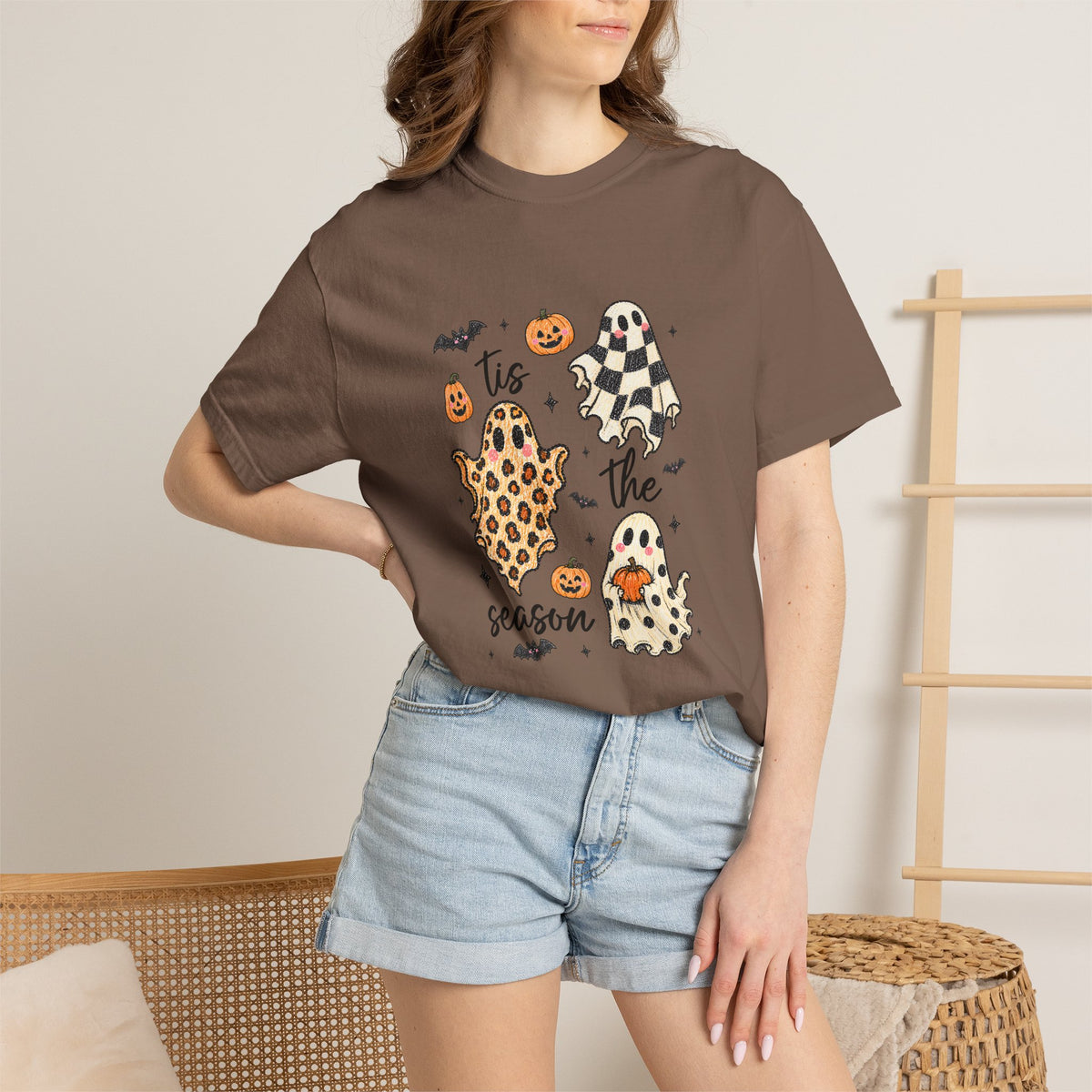 Ghosts Tis the Season Comfort Colors T-shirt