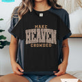 Make Heaven Crowded Leopard Comfort Colors T-shirt