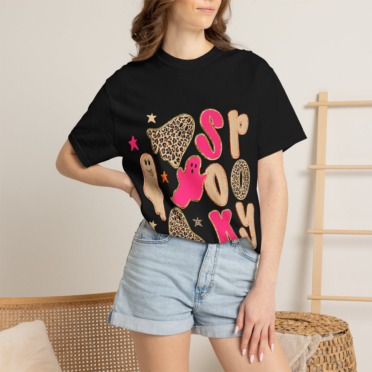 Leopard Spooky Comfort Colors T-shirt