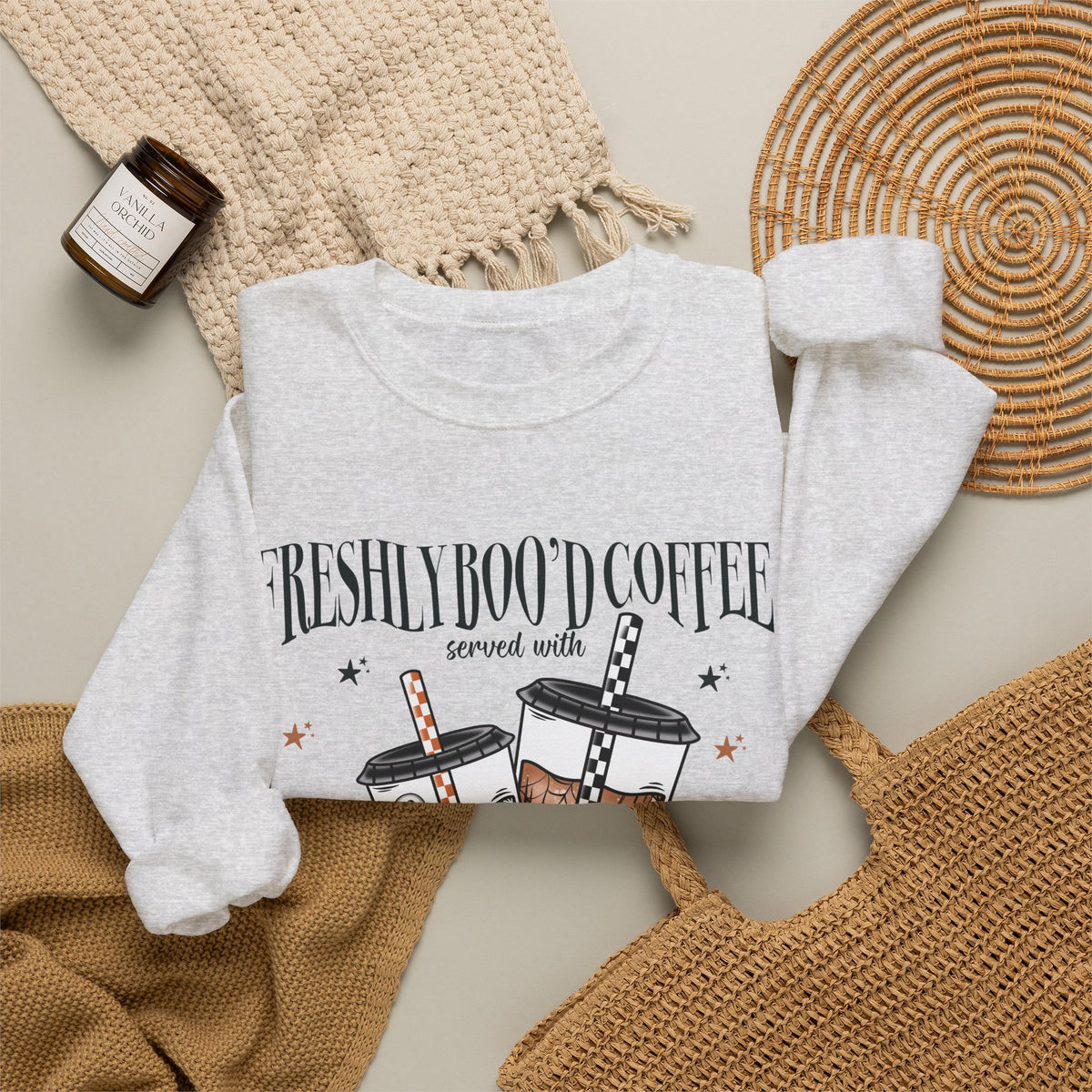Freshly Boo'd Coffee Gildan Sweatshirt