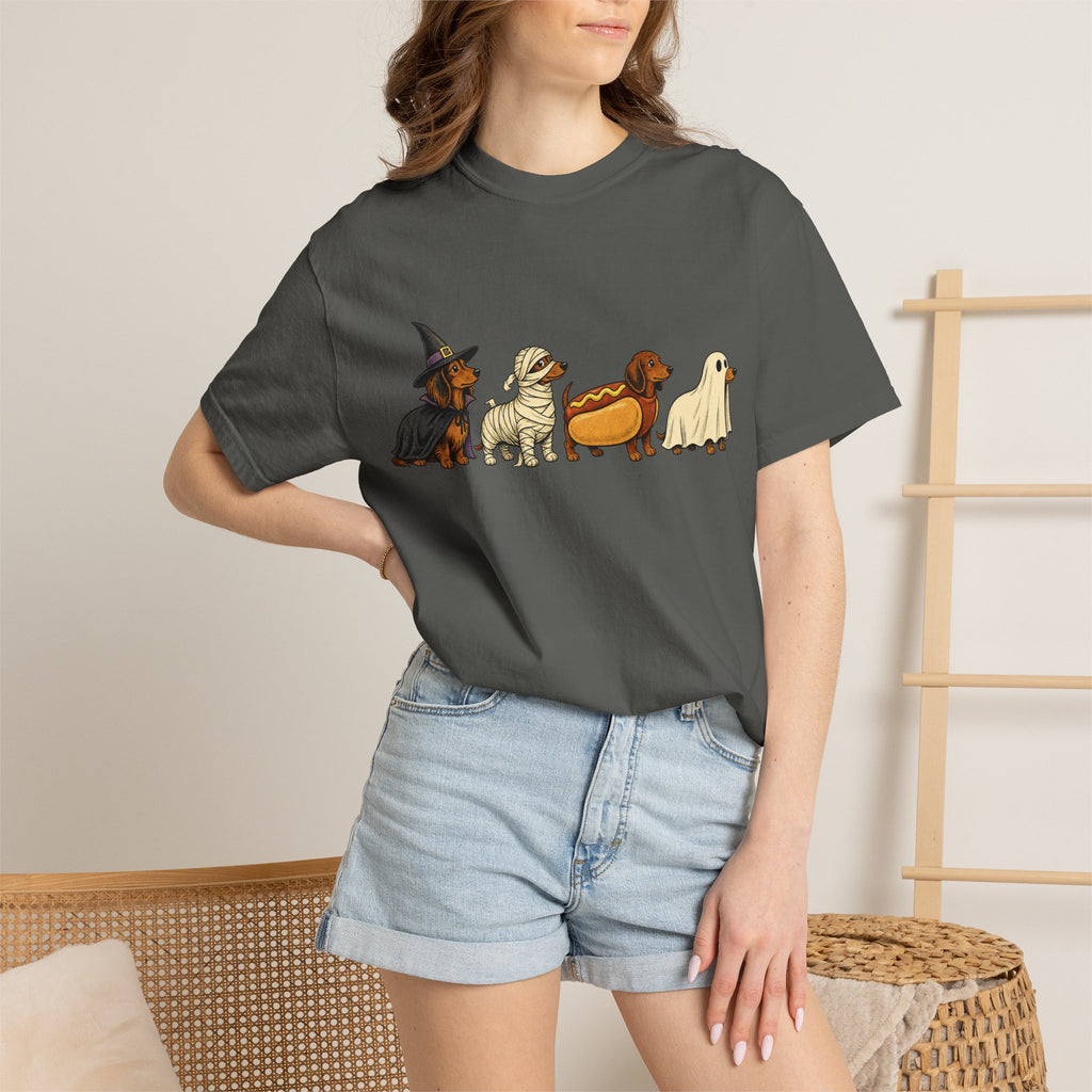Dachshunds Trick or Treating Comfort Colors T-shirt