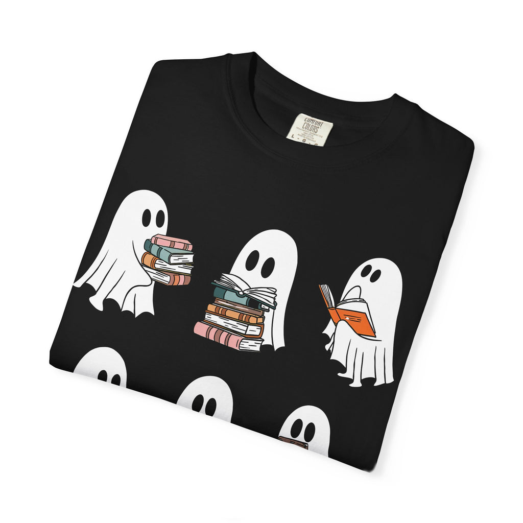 Ghosts Reading Books Comfort Colors T-shirt