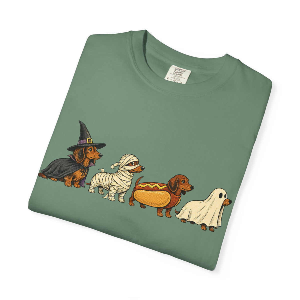 Dachshunds Trick or Treating Comfort Colors T-shirt